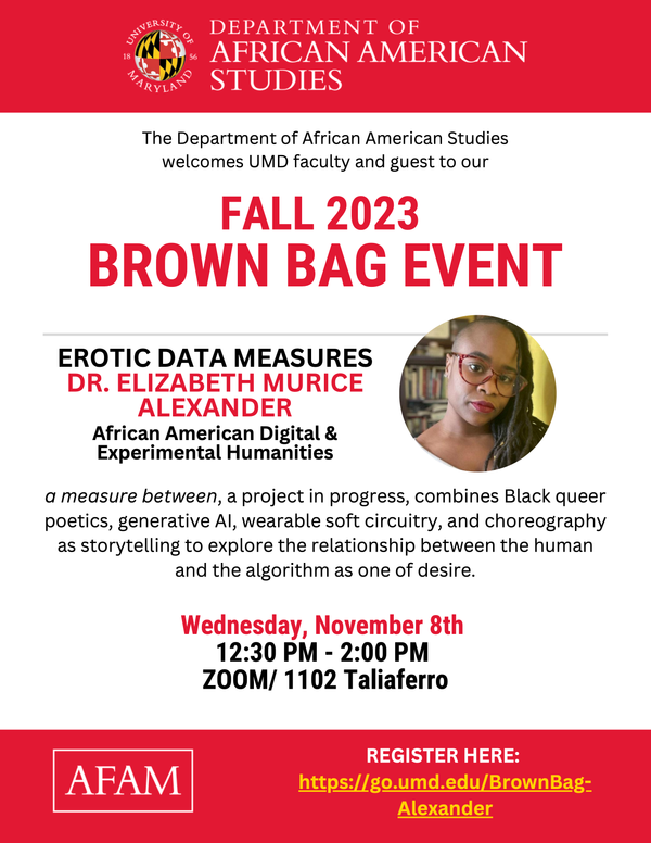 Dr. Elizabeth M. Alexander | brown bag talk